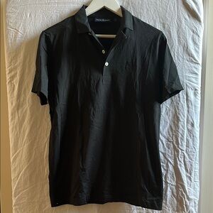 Psycho Bunny Black Polo Shirt Short Sleeve Knit